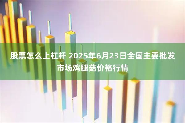 股票怎么上杠杆 2025年6月23日全国主要批发市场鸡腿菇价格行情